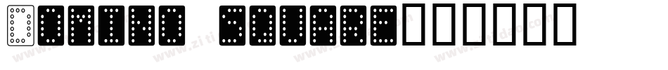Domino square字体转换